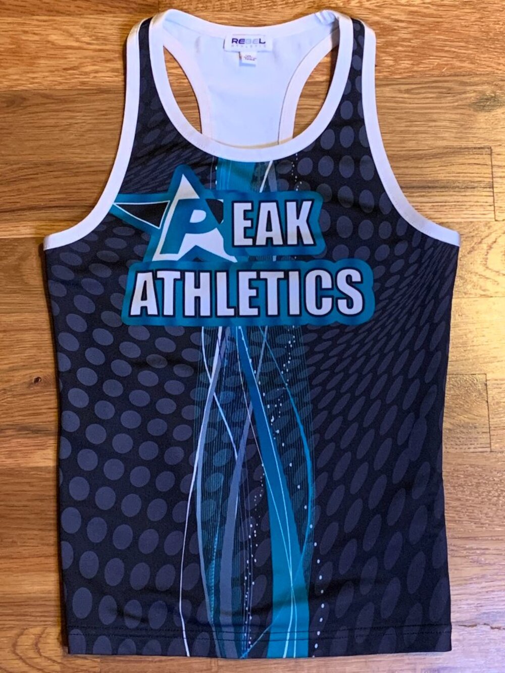 Rebel / Peak Athletics YL Youth Large Cheer Dance Gymnastics Training Tank Top
